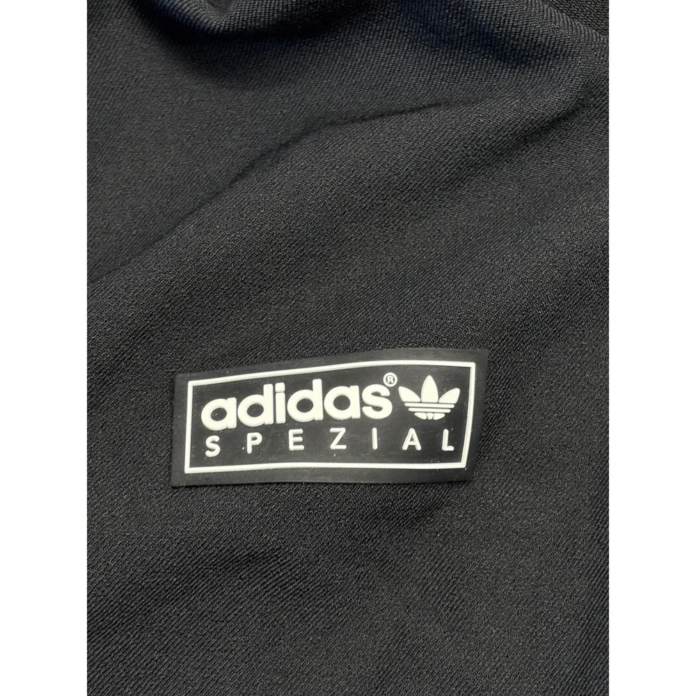 Adidas Spezial Track Jacket Black Full Zip Mock Neck Mens Small S S96323